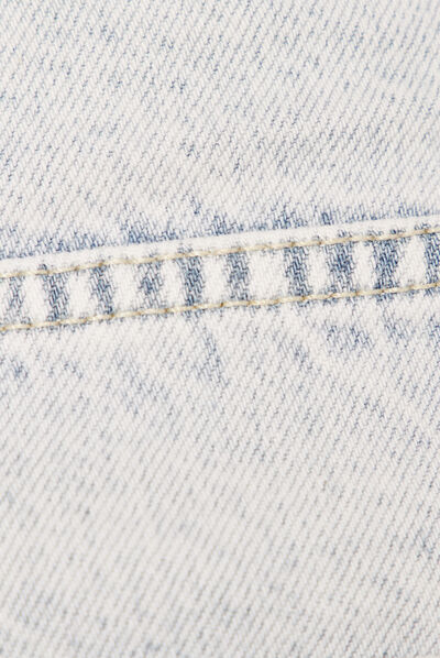 Jeans slouchy denim snow bleu femme
