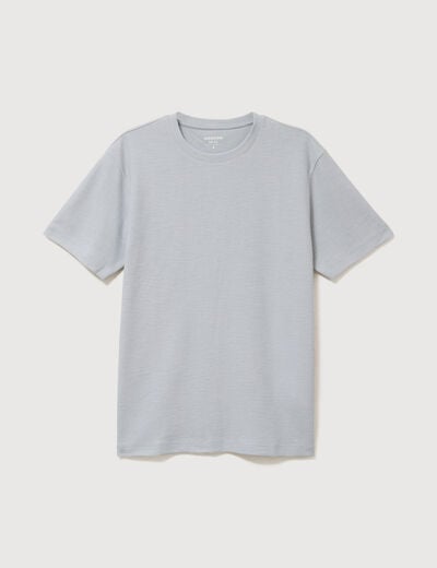 T-shirt manches courtes gris clair homme