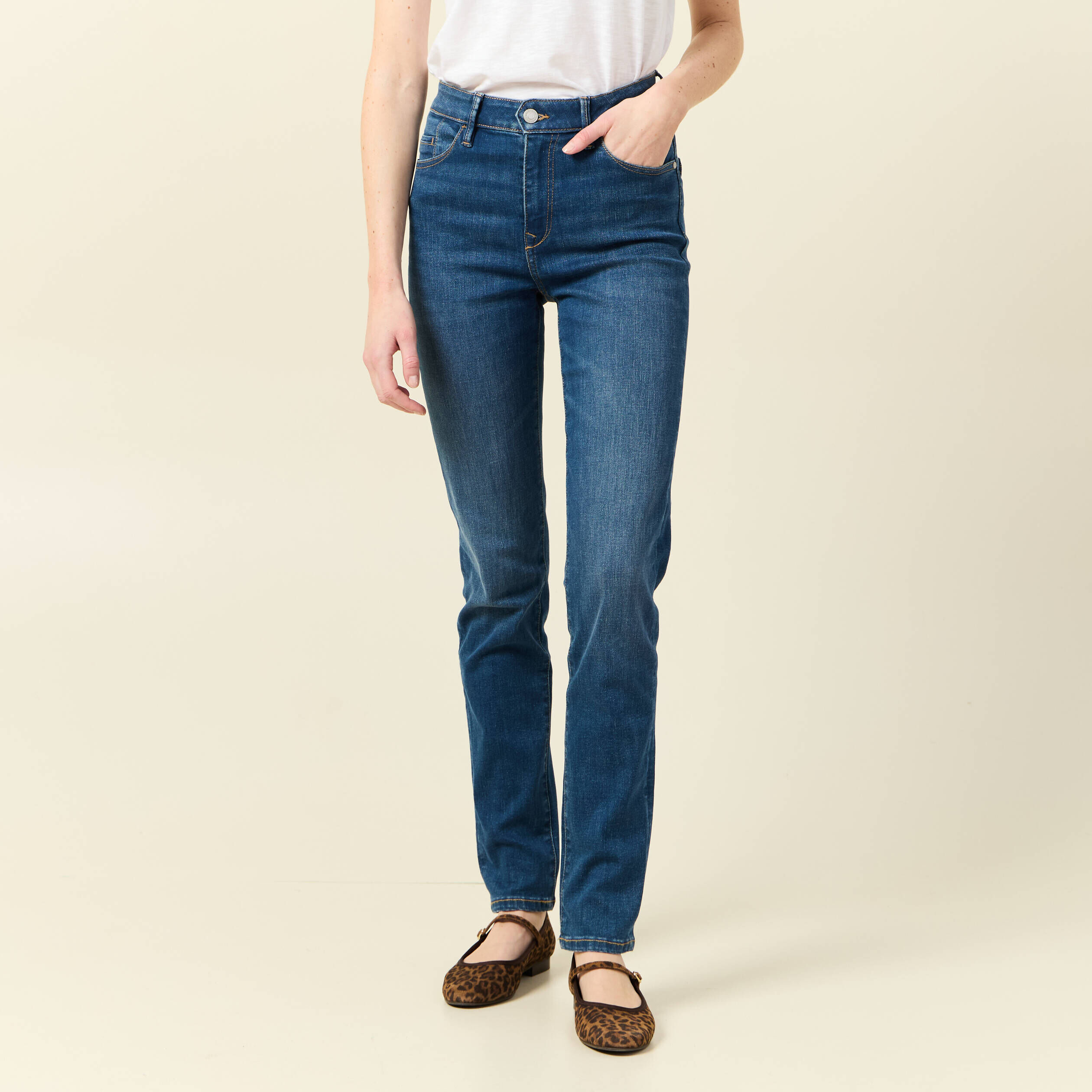 Jeans Femme Taille Haute Slim : Confort Et Style Pour Toutes Les Occasions ! - 9