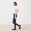 Jeans skinny push-up taille standard denim brut femme