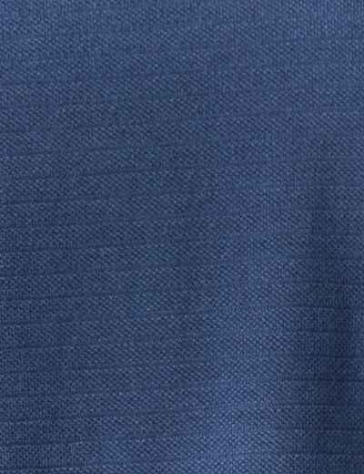 Polo éco-responsable bleu foncé homme