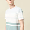 T-shirt manches courtes bleu gris homme
