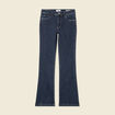 Jeans bootcut denim brut femme