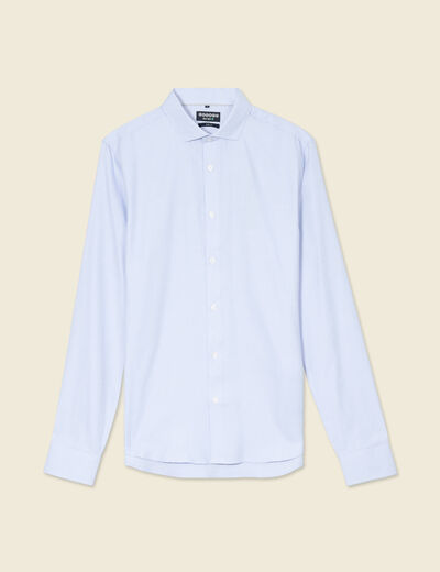 Chemise manches longues bleu ciel homme