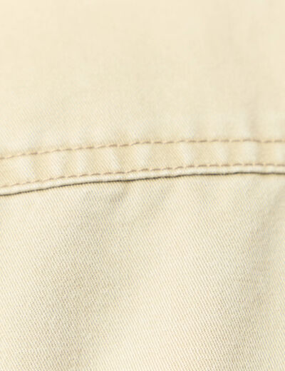 Blouson boutonné beige homme