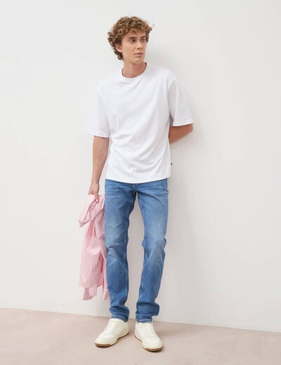 Jeans slim denim stone homme