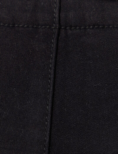Pantalon cargo poches côtés noir homme