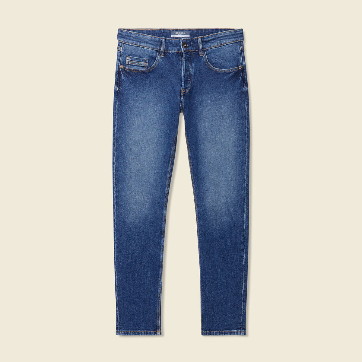 Jeans slim 5 poches denim stone homme