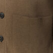 Gilet manches longues vert kaki homme