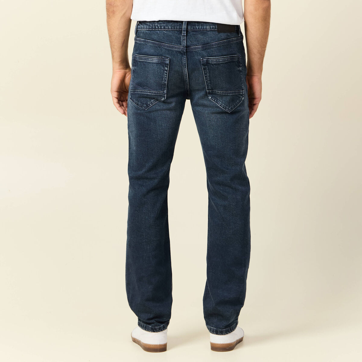 Jeans regular 5 poches denim stone homme