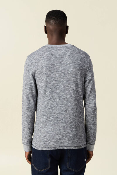 T-shirt éco-responsable bleu foncé homme