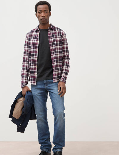 Jeans straight homme used L34 denim stone homme