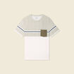 T-shirt manches courtes ecru homme