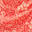 Jupe fluide doubl&eacute;e rouge corail femme