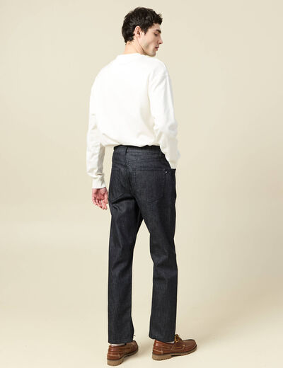 Jeans regular longueur 32 denim brut clean homme