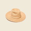 Chapeau tressé sable femme