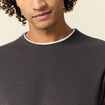 T-shirt manches longues gris foncé homme