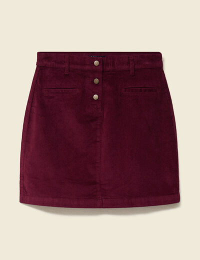 Jupe bordeaux femme