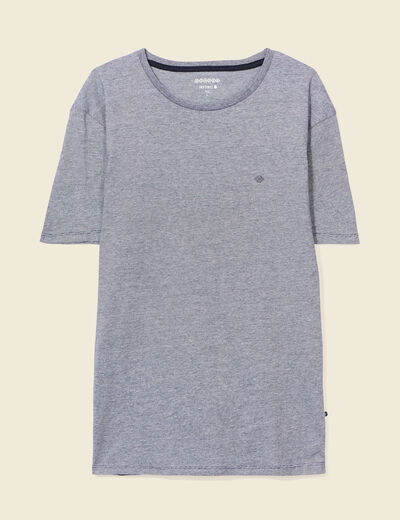 T-shirt éco-responsable bleu marine homme