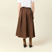 Jupe marron fonc&eacute; femme