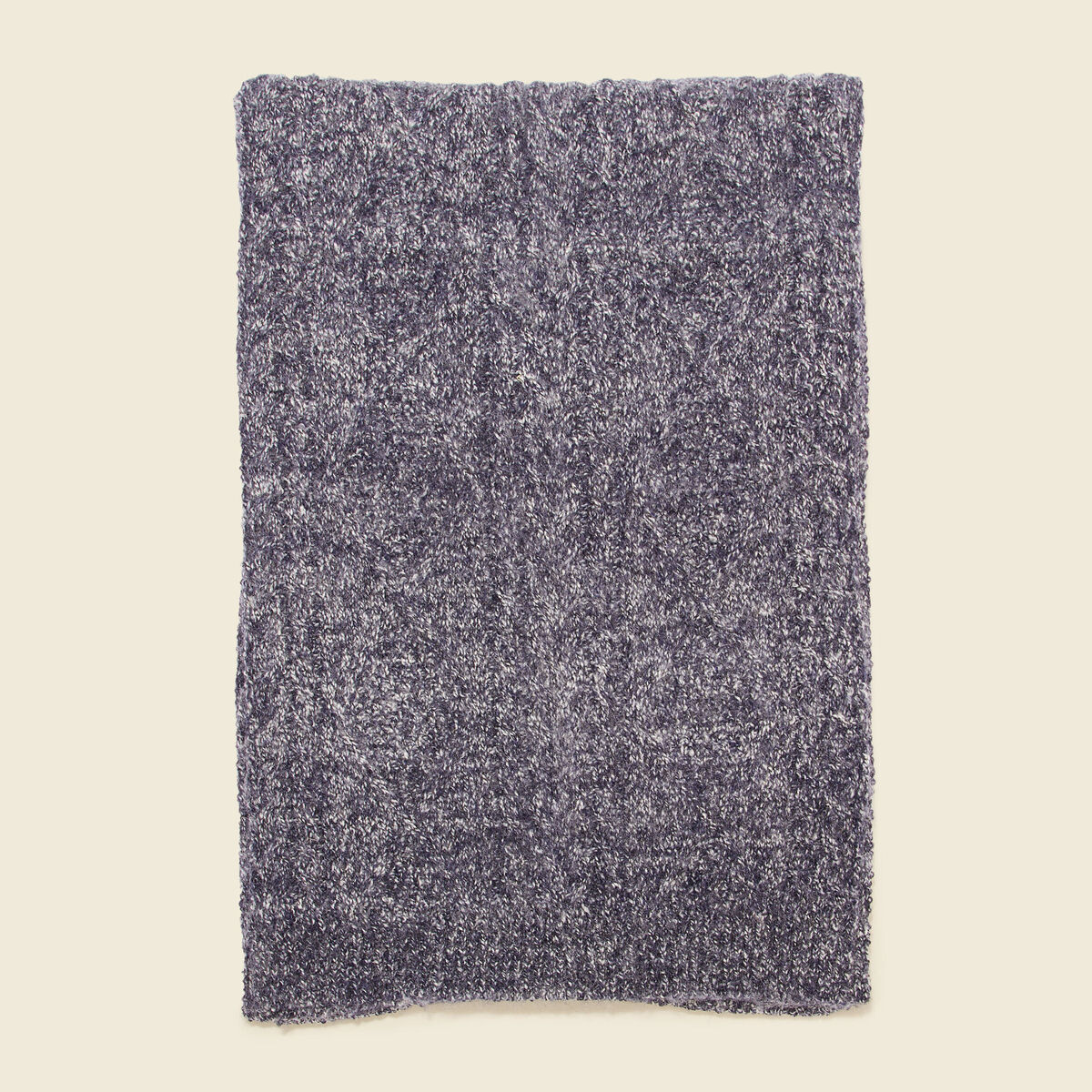 Écharpe tricotée bleu marine homme