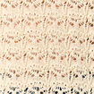 Débardeur tricot ajouré creme femme