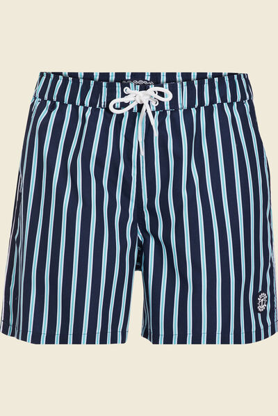 Short de bain bleu marine homme