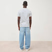 T-shirt en coton ecru homme