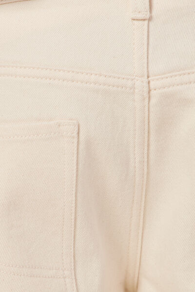 Jeans straight denim blanc homme