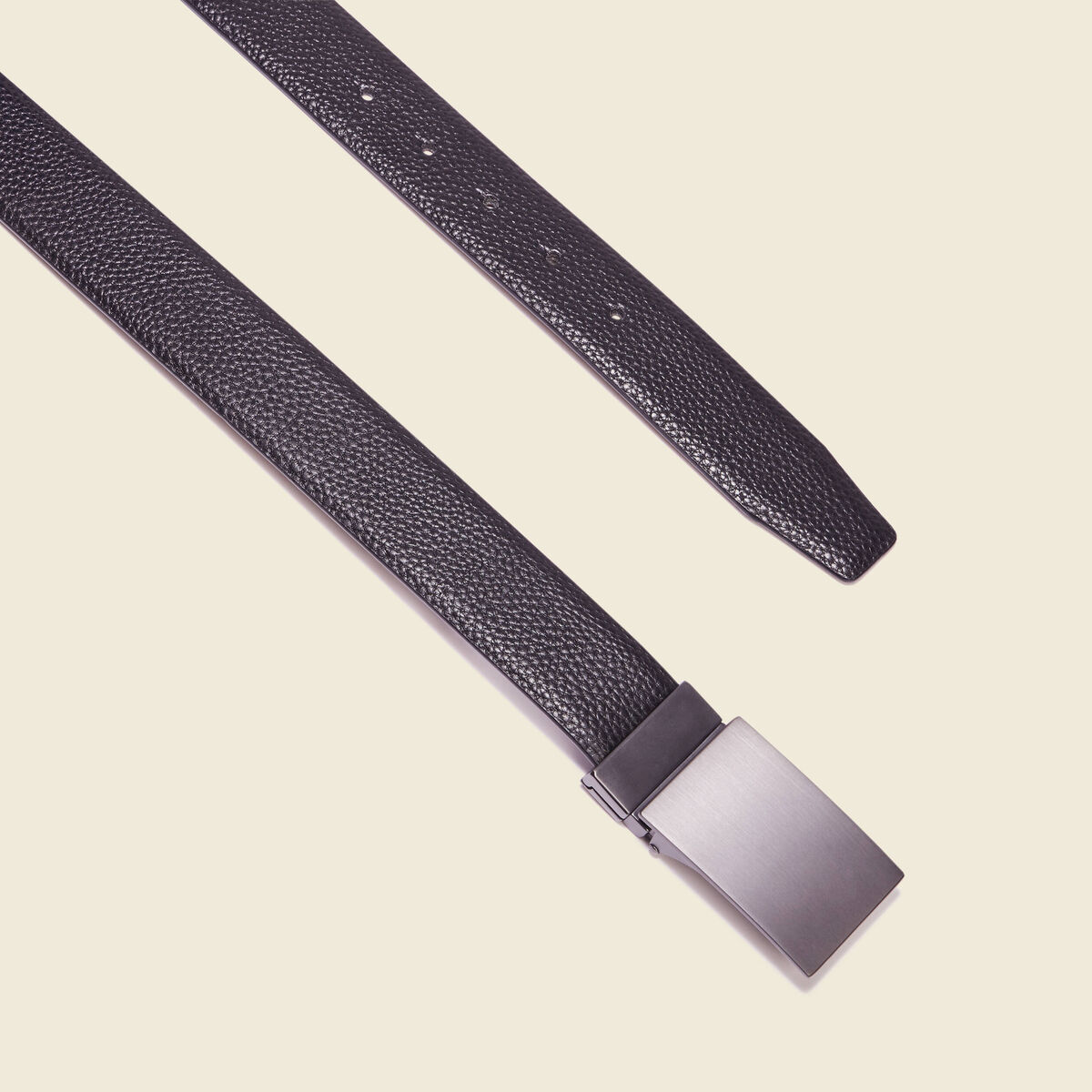 Ceinture réversible noir homme