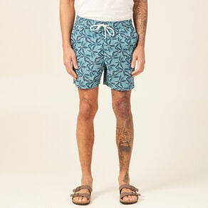 short de bain bleu petrole homme Short de bain bleu pétrole homme
