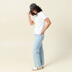 T-shirt manches courtes blanc femme