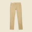 Jeans slim longueur 32 beige homme