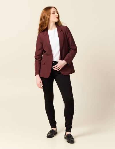 Pantalon Audrey - skinny push up gris foncé femme