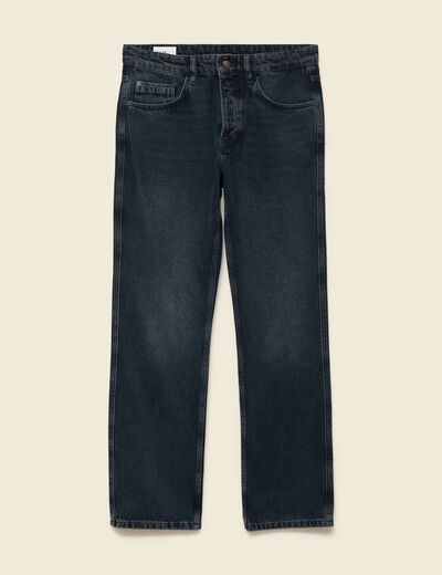 Jeans regular longueur 32 en coton bleu homme