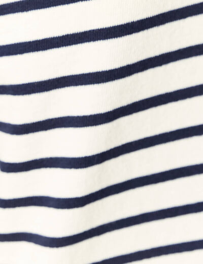 T-shirt manches longues bleu femme