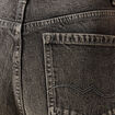Jeans large taille haute denim snow gris femme