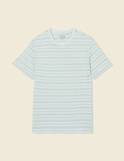 T-shirt éco-responsable bleu ciel homme