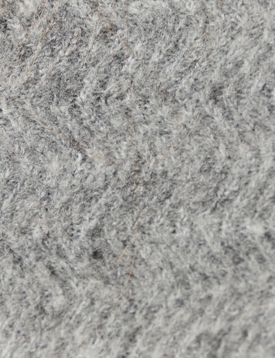 Gilet manches courtes gris clair femme