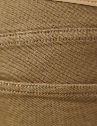 Bermuda éco-responsable taupe homme