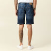 Bermuda confort ultra stretch denim brut homme