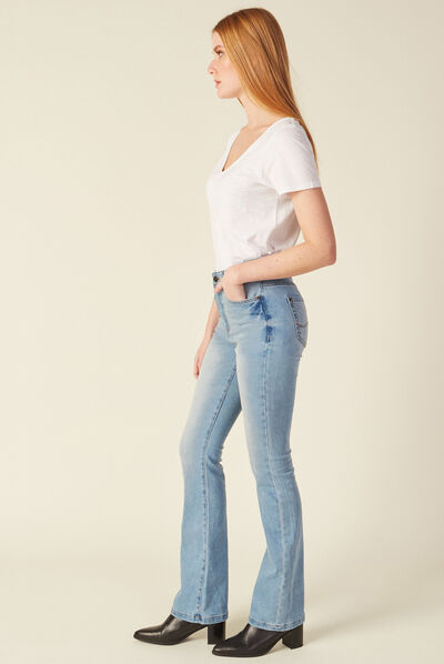 Jeans Yoko - bootcut denim used femme