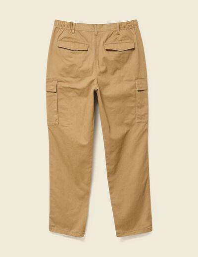 Cargo coupe battle en coton vert kaki homme