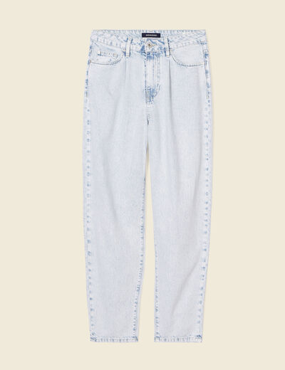 Jeans slouchy denim snow bleu femme