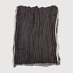 Foulard froiss&eacute; noir homme