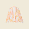Veste blazer éco-responsable orange clair femme