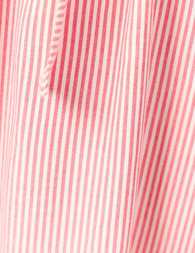 Robe chemise éco-responsable rouge femme