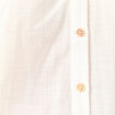 Chemise manches courtes ecru femme