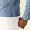 T-shirt manches longues bleu gris homme