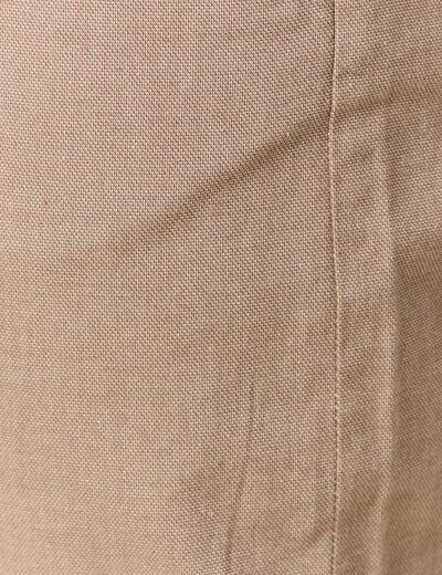 Pantalon chino straight taupe homme